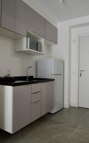 Studio para alugar com 26m², 1 quarto e sem vaga Studio para alugar com 26m², 1 quarto e sem vagaStudio - Cozinha