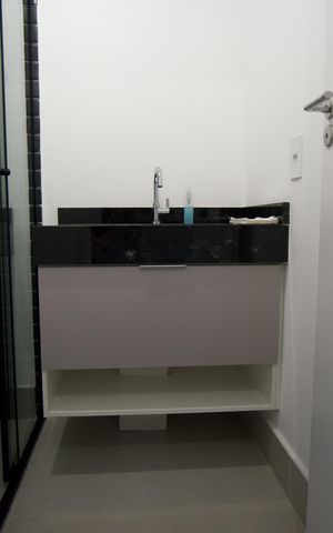Studio para alugar com 26m², 1 quarto e sem vaga Studio para alugar com 26m², 1 quarto e sem vagaStudio - Banheiro