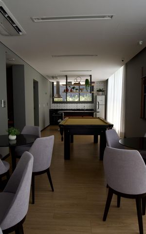 Studio para alugar com 26m², 1 quarto e sem vaga Studio para alugar com 26m², 1 quarto e sem vagaÁrea comum - Salão de festas