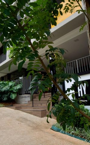 Studio para alugar com 26m², 1 quarto e sem vaga Studio para alugar com 26m², 1 quarto e sem vagaFachada e portaria
