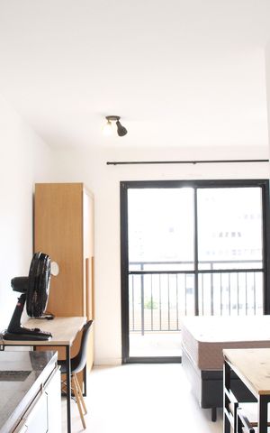 Studio à venda com 23m², 1 quarto e sem vagaStudio