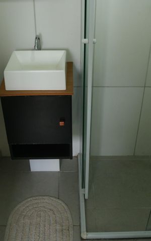 Apartamento à venda com 30m², 1 quarto e sem vagaBanheiro da Suíte