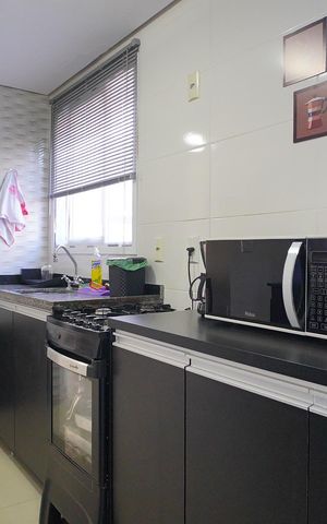 Apartamento à venda com 47m², 1 quarto e 1 vagaCozinha