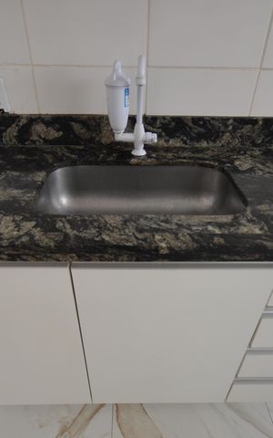 Apartamento para alugar com 46m², 2 quartos e 1 vagaCozinha e Área de Serviço