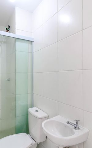 Apartamento à venda com 35m², 2 quartos e sem vaga Apartamento à venda com 35m², 2 quartos e sem vagaBanheiro