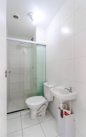 Apartamento à venda com 35m², 2 quartos e sem vaga Apartamento à venda com 35m², 2 quartos e sem vagaBanheiro