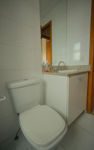 Apartamento à venda com 91m², 3 quartos e 2 vagasBanheiro Social 