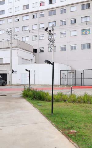 Apartamento para alugar com 27m², 1 quarto e sem vagaFachada do condomínio - Placa grande instalada na fachada do condomínio no dia 12.06.2026 - Código da placa: IMWU-687