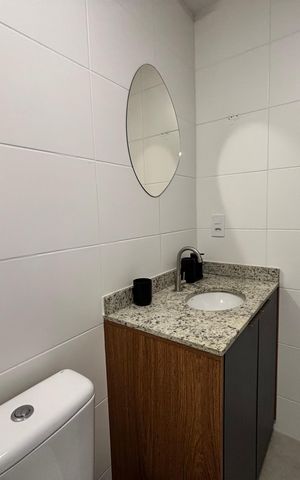 Studio à venda com 26m², 1 quarto e sem vaga Studio à venda com 26m², 1 quarto e sem vagaBanheiro