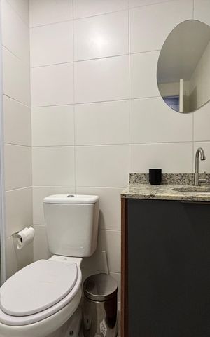 Studio à venda com 26m², 1 quarto e sem vaga Studio à venda com 26m², 1 quarto e sem vagaBanheiro