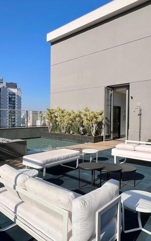 Studio à venda com 25m², 1 quarto e sem vaga Studio à venda com 25m², 1 quarto e sem vagaPiscina