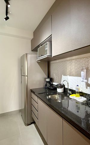 Studio à venda com 25m², 0 quarto e sem vaga Studio à venda com 25m², 0 quarto e sem vagaCozinha