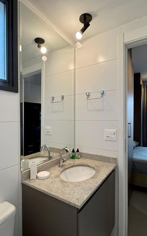 Studio à venda com 25m², 0 quarto e sem vaga Studio à venda com 25m², 0 quarto e sem vagaBanheiro