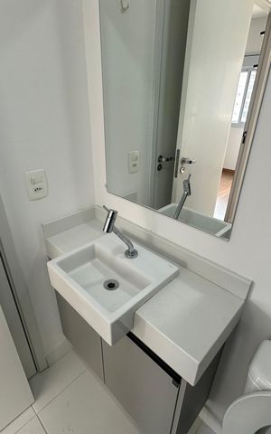 Apartamento para alugar com 48m², 1 quarto e 1 vaga Apartamento para alugar com 48m², 1 quarto e 1 vagaBanheiro