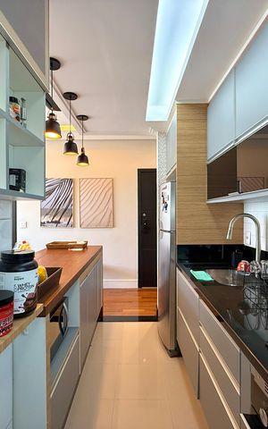Apartamento para alugar com 85m², 2 quartos e 2 vagasCozinha