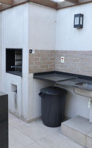 Apartamento para alugar com 36m², 2 quartos e sem vagaÁrea comum - Churrasqueira
