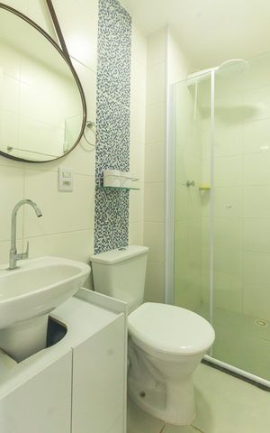Apartamento para alugar com 38m², 2 quartos e sem vaga Apartamento para alugar com 38m², 2 quartos e sem vagaBanheiro