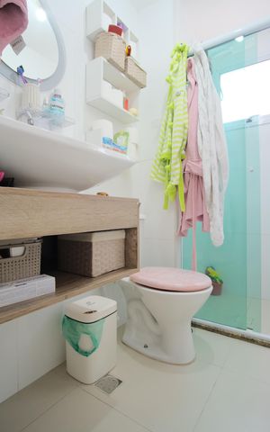 Apartamento à venda com 49m², 2 quartos e 1 vagaBanheiro Social