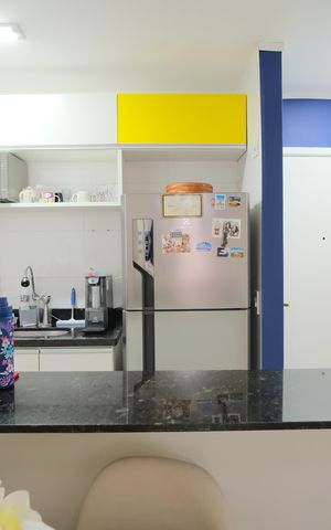 Apartamento à venda com 49m², 2 quartos e 1 vagaCozinha e Área de Serviço