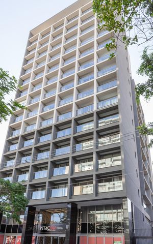 Studio para alugar com 40m², 1 quarto e sem vaga Studio para alugar com 40m², 1 quarto e sem vagaFachada