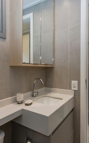 Studio à venda com 27m², 1 quarto e sem vaga Studio à venda com 27m², 1 quarto e sem vagaBanheiro