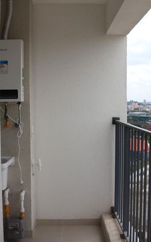 Apartamento à venda com 47m², 2 quartos e 1 vagaVaranda