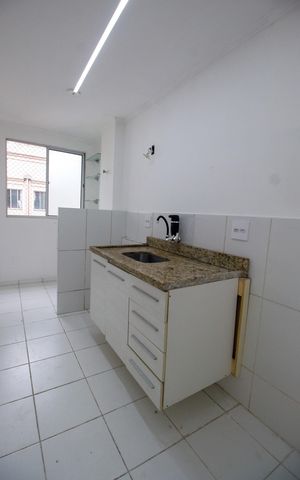 Apartamento à venda com 46m², 2 quartos e 1 vagaCozinha e Área de Serviço