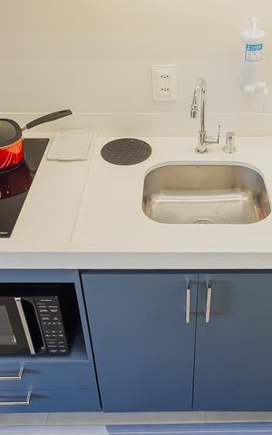 Studio para alugar com 25m², 1 quarto e sem vagaCozinha