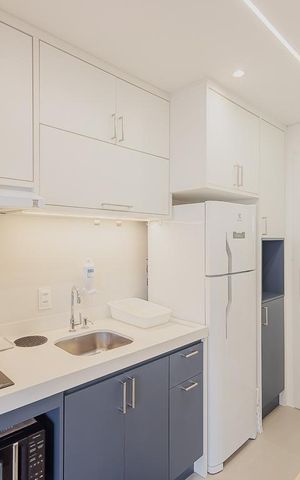 Studio para alugar com 25m², 1 quarto e sem vagaCozinha