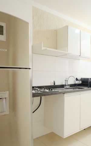 Apartamento à venda com 27m², 1 quarto e sem vagaCozinha e Área de Serviço