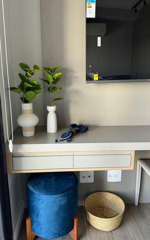 Studio à venda com 27m², 1 quarto e sem vaga