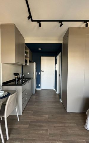 Studio à venda com 27m², 1 quarto e sem vaga