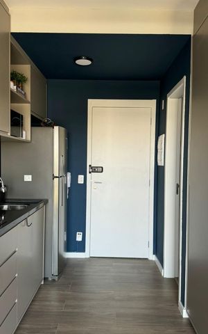 Studio à venda com 27m², 1 quarto e sem vaga