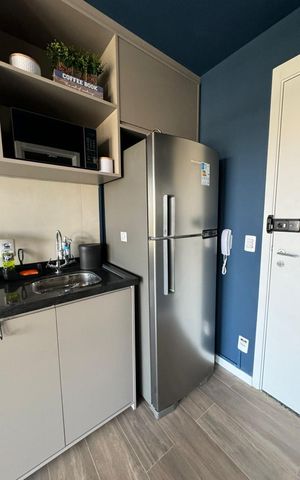 Studio à venda com 27m², 1 quarto e sem vaga