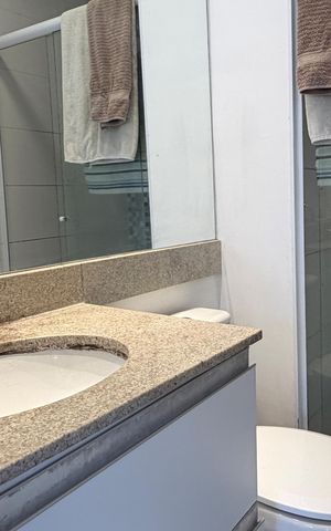 Apartamento para alugar com 45m², 1 quarto e 1 vagaBanheiro