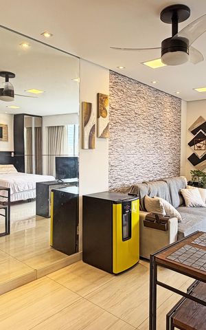 Apartamento para alugar com 45m², 1 quarto e 1 vagaCozinha e Área de Serviço