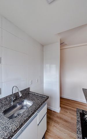 Apartamento à venda com 45m², 2 quartos e 1 vagaCozinha e Área de Serviço