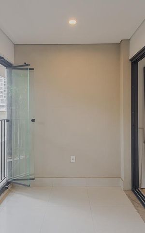 Studio à venda com 28m², 1 quarto e sem vagaVaranda