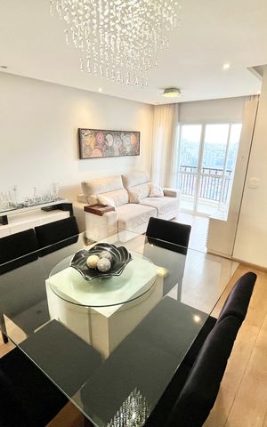 Apartamento à venda com 78m², 3 quartos e 2 vagasSala