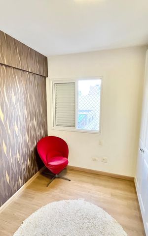 Apartamento à venda com 78m², 3 quartos e 2 vagasQuarto 2