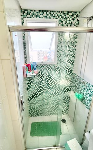 Apartamento à venda com 78m², 3 quartos e 2 vagasBanheiro da Suíte