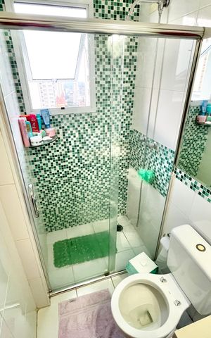 Apartamento à venda com 78m², 3 quartos e 2 vagasBanheiro da Suíte