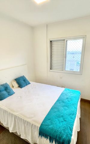 Apartamento à venda com 78m², 3 quartos e 2 vagasQuarto 1
