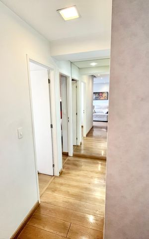 Apartamento à venda com 78m², 3 quartos e 2 vagasCorredor
