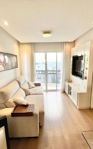 Apartamento à venda com 78m², 3 quartos e 2 vagasSala