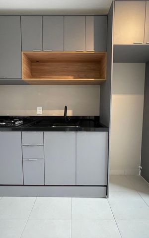 Apartamento à venda com 33m², 2 quartos e sem vaga Apartamento à venda com 33m², 2 quartos e sem vagaSala/Cozinha