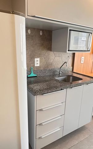 Studio à venda com 31m², 1 quarto e sem vagaStudio