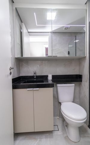 Apartamento à venda com 38m², 2 quartos e sem vagaBanheiro