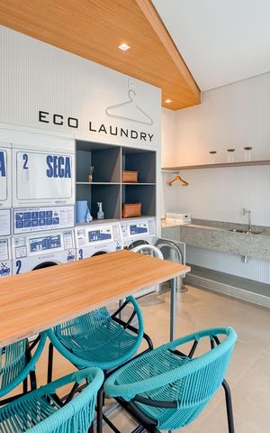 Studio à venda com 27m², 1 quarto e sem vaga Studio à venda com 27m², 1 quarto e sem vagaLavanderia