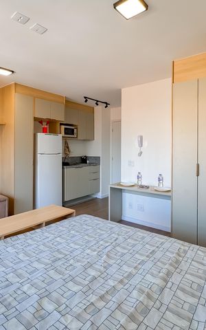 Studio à venda com 27m², 1 quarto e sem vaga Studio à venda com 27m², 1 quarto e sem vagaStudio